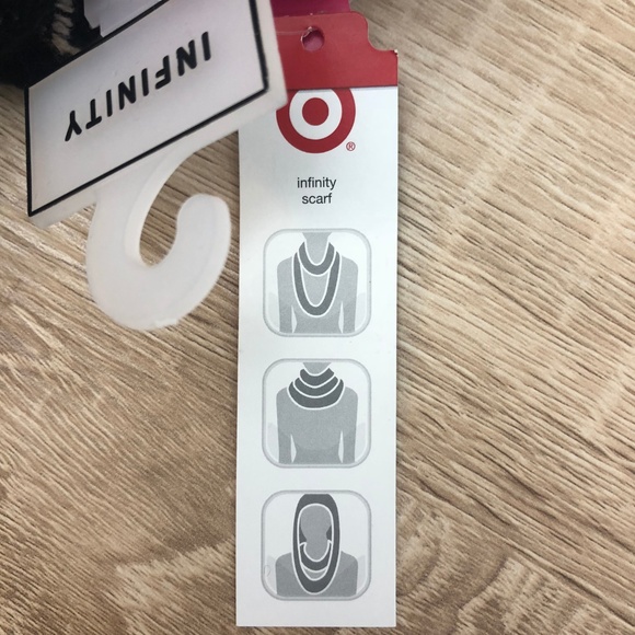 2/$25 Sale Black and Grey Infinity Fashion Scarf - Picture 4 of 6